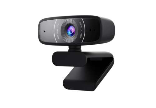 ASUS Webcam C3 Full HD USB-Kamera (1080p-Auflösung, 30 FPS, 360°-Drehmechanismus)