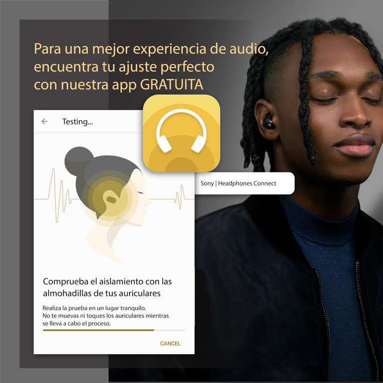[Amazon Spanien] SONY WF-1000XM5 - Wireless In-Ear Kopfhörer mit Noise Cancelling (ANC, Bluetooth 5.3, USB-C)