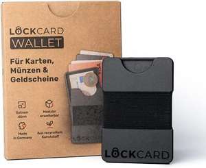 Lockcard mini Wallet Slim Geldbeutel Portemonnaie Geldbörse Kunststoff Neu