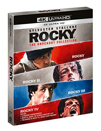Rocky 1-4: The Knockout Collection (4K Blu-ray) für 39,41€ inkl. Versand (Amazon.it)