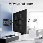[ Amazon Prime ] PERLESMITH TV Wandhalterung Fernseher für 37-82 Zoll bis zu 60kg, Schwenkbar Neigbar VESA 600x400mm