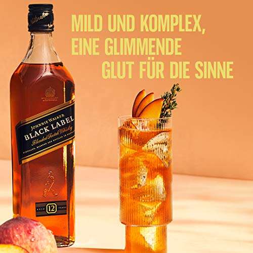 (Prime Spar-Abo) Johnnie Walker Black Label 12 Jahre | Blended Scotch Whisky | 40% Vol | 700ml