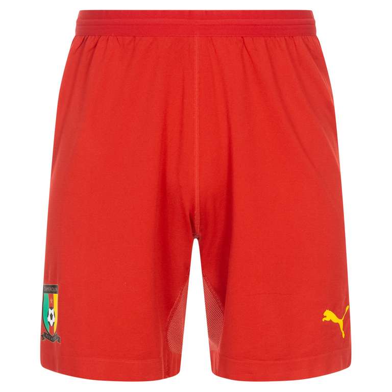 PUMA Kamerun Herren Training-Shorts für 5,55€ + 3,95€ VSK (Größen M bis XL)