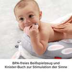 Fisher-Price Baby Bunny Massage Set | Set aus Spielmatte, Kissen zum Spielen in der Bauchlage, Knisterbuch & Beißspielzeug, ab Geburt, Prime