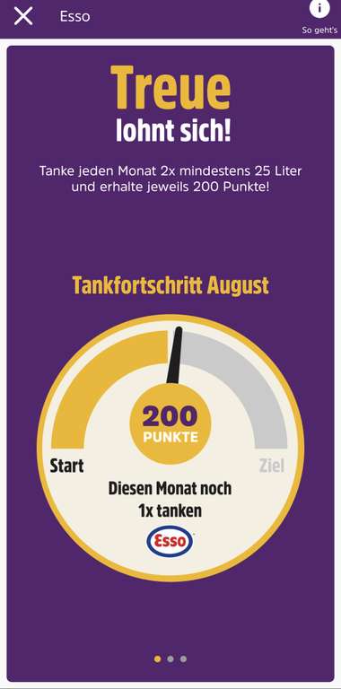 [ Esso | DeutschlandCard ] monatlich 200 Punkte sichern (Tankmenge personalisiert)