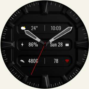 DADAM57 Analog Watch Face für 0€ (WearOS Watchface) (Google Play Store)