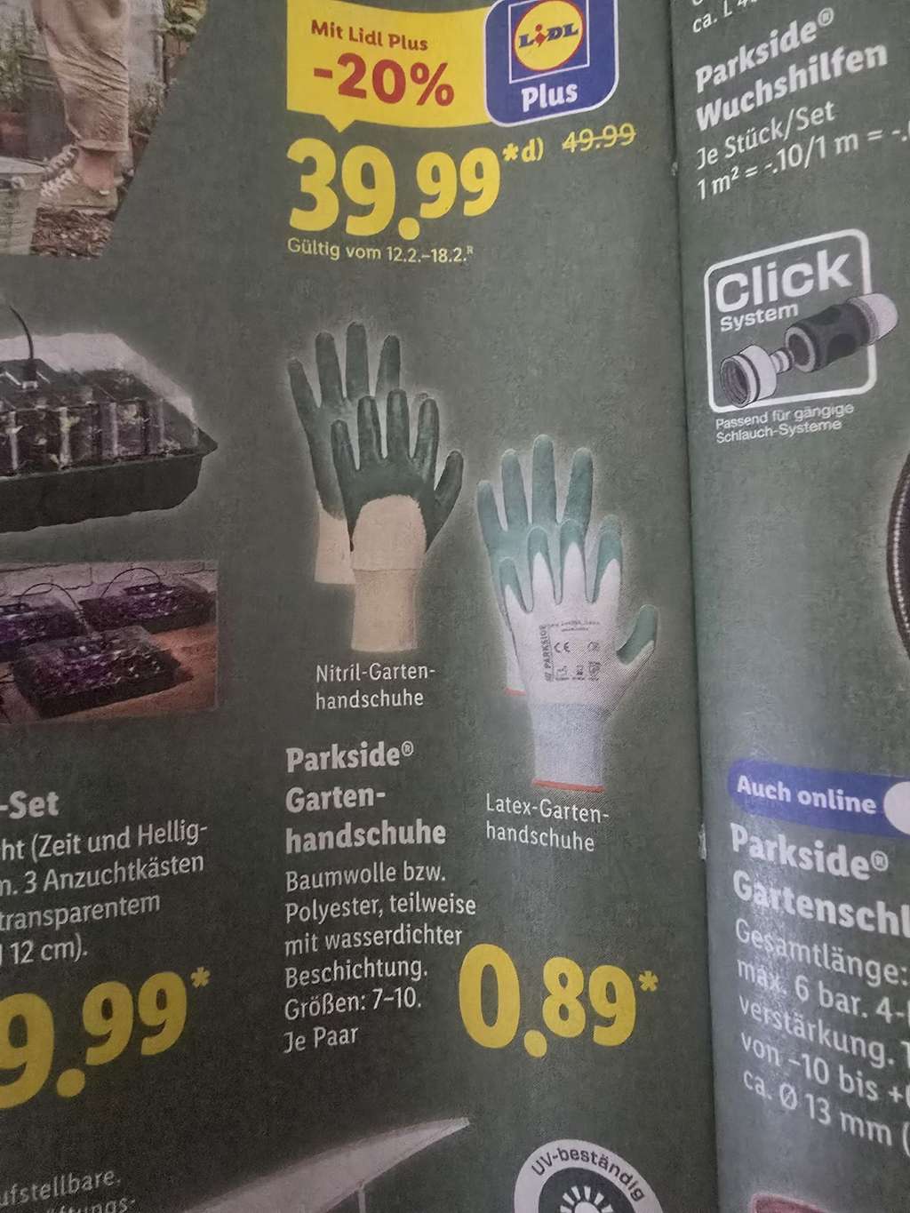 Parkside Gartenhandschuhe fr 0,89 bei Lidl  Top Qualitt! | mydealz