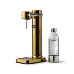 Aarke Carbonator III | Trinkwassersprudler in der Farbe Gold mit Flasche (0.8l, BPA-frei, PET)