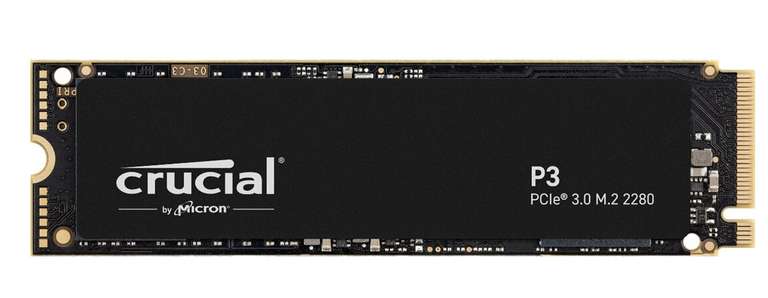 Cruical P3 M.2 SSD mit 4TB (0,085€/GB) PCIe 3.0 x4