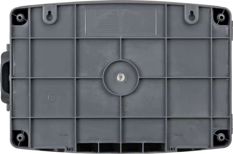 Brennenstuhl wetterfeste Box (IP54 Schutzbox für den Außenbereich zum Schutz von Steckdosen,... ) 34x23x12,5 cm (Prime)