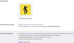 Fortnite Vibrant Vibin' Emote Kostenlos (PC, Playstation 4/5, Xbox, Nintendo Switch)