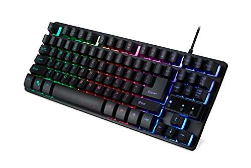 Acer Nitro Gaming Keyboard (QWERTZ-Tastatur, Anti-Ghosting für 19 Tasten, LED-Hintergrundbeleuchtung, 6 Helligkeitsstufen, 3 Modi Prime/NBB