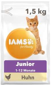 [Amazon Spar-Abo] IAMS for Vitality Junior Katzenfutter mit Huhn - Trockenfutter für Kitten im Alter von 1-12 Monaten, 1,5 kg