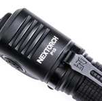 Nextorch P10 Winkellampe inkl Akku + Rot-Blau Warnlicht wasserdicht Tactical LED Multifunktion Survival Taschenlampe The Last Of Us