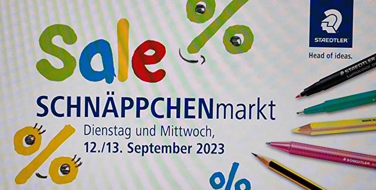 [Lokal Nürnberg] Staedtler Schnäppchenmarkt 12.09 und 13.09