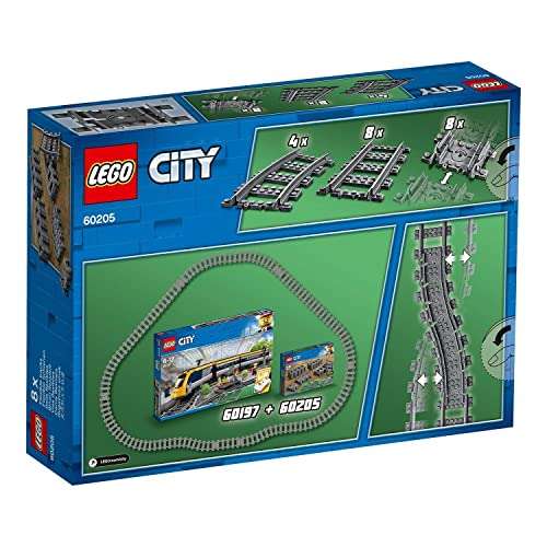 LEGO 60205 City Schienen, 20 Stück, Erweiterungsset für 13,99€ (Prime/Saturn MM Abh)