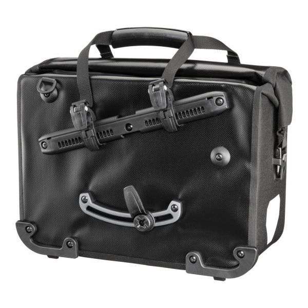 Ortlieb Office-Bag QL2.1, wasserdichte Fahrradaktentasche mit Rollverschluss Volumen 21 L, Farbe Black [Outzeit]