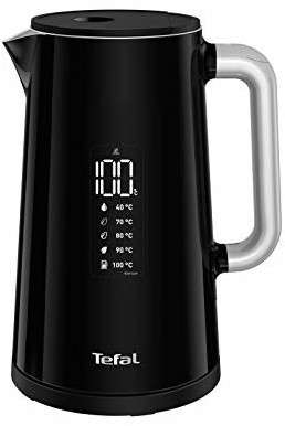 Tefal KO8508 Smart'n Light Elektrischer Wasserkocher | Temperatureinstellung | Tee | Digitalanzeige | 30 Min. Warmhaltefunktion | 1,7 L