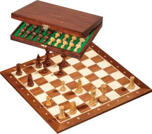 Philos 2503 - Turnierschachset (500 x 500 x 12 mm, Ahorn, König 90 mm) für 53,99€ inkl. Versand