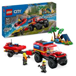 LEGO City Feuerwehrgeländewagen mit Rettungsboot (Amazon Prime oder Otto Up+)
