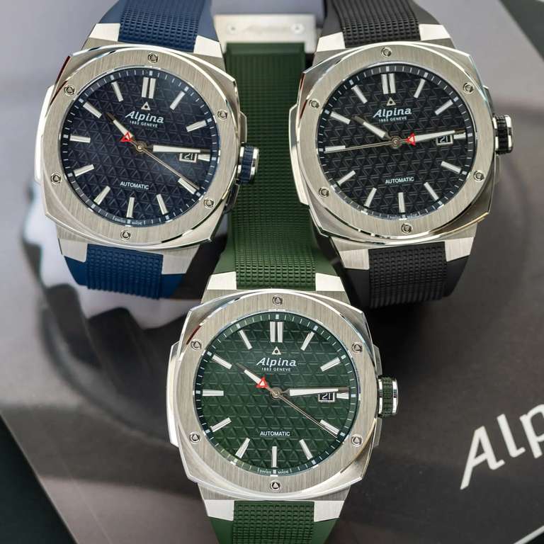 Alpina Alpiner Extreme Automatik Uhr grün (blau/schwarz) AL-525GR4AE6 Gutscheincode: CH-95-XBG-71/Vorkasse