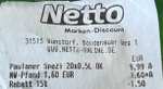 (Netto Region Hannover) Paulaner Spezi Kiste 20x0,5l (8,49€ mit Kleberabatt)