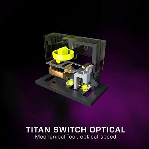 Roccat Burst Pro Optical Pro Gaming Maus (hohe Präzision, Optischer Owl-Eye Sensor, RGB AIMO LED Beleuchtung, 68g leicht)