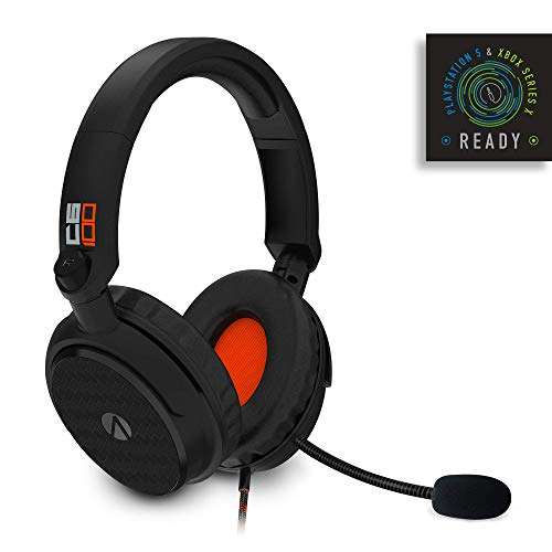 STEALTH C6-100 On-Ear Gaming Headset (PS5/PS4 - PC - XBOX, Switch) 3,5-mm-Klinkenanschluss [Amazon Prime]