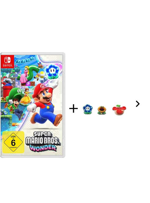 Super Mario Bros. Wonder + Pins - [Nintendo Switch] Saturn - Mediamarkt Abholung)