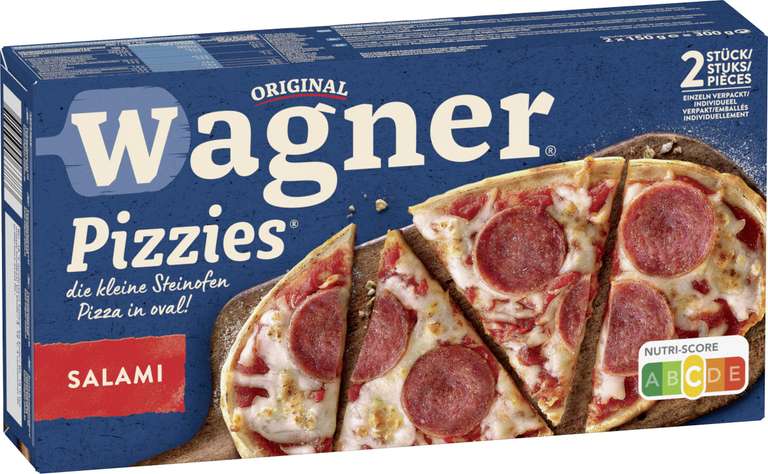 [HIT] 3x Wagner Steinofen Pizza, Pizzies, Flammkuchen oder Piccolinis versch. Sorten für 1,36 € pro Stück (Angebot + Coupon) - ab 26.06