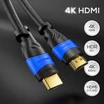 2x 2m HDMI Kabel Set deleyCON HDMI 2.0/1.4a ARC 3D 4K UHD mit Ethernet [Prime]