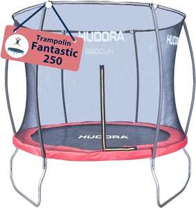 [Netto Online-Shop] HUDORA Trampolin Fantastic (mit Sicherheitsnetz, 250cm, bis zu 100kg, extra breite Randabdeckung)