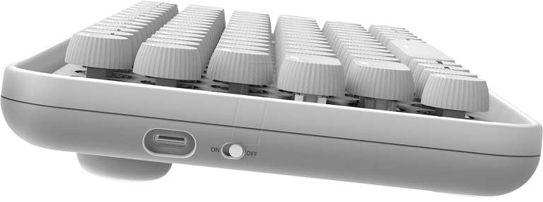 Rapoo Ralemo Pre 5 Bluetooth/2.4 GHz Tastatur (QWERZ) in Weiß oder Blau | Multimedia-Hotkeys, wiederaufladbarer Akku