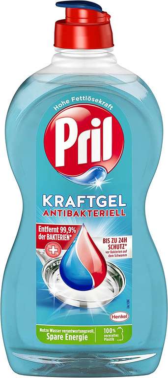 Pril 5 Plus Original Limette (675 ml) oder Pril 5+ Kraft-Gel Antibakteriell oder Zitrone (450 ml) (Prime Spar-Abo) 1,08€ möglich