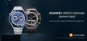 Early Bird-Gutschein: 50€ Rabatt auf die Huawei Watch Ultimate (einlösbar ab 03.04.)