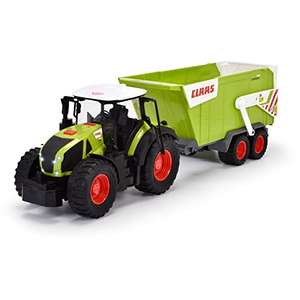 Dickie Toys CLAAS Axion 960 - großer Traktor mit Anhänger (64cm), Freilauf-Mechanik & Licht&Sound-Effekten [myToys Abholung]