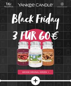 Yankee Candle Jars (groß) 3 für 60€, gratis Versand