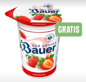 EDEKA [Südbayern] Der Große BAUER Fruchtjoghurt gratis (PVG 0,99€), bei MEW von 15€