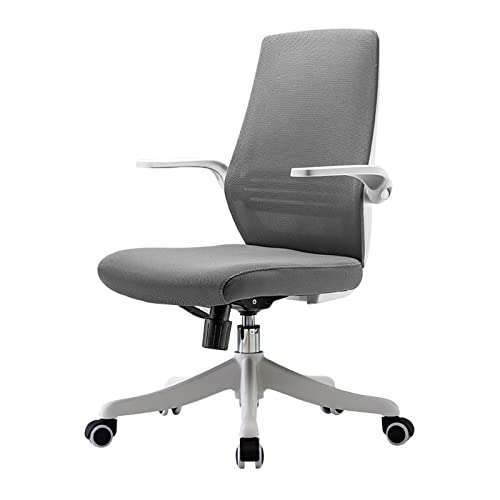 SIHOO M76 Bürostuhl Ergonomisch Schreibtischstuhl mit Hochklappbaren Armlehnen Höhenverstellung Taillenstütze Mesh (Grau o. Schwarz)