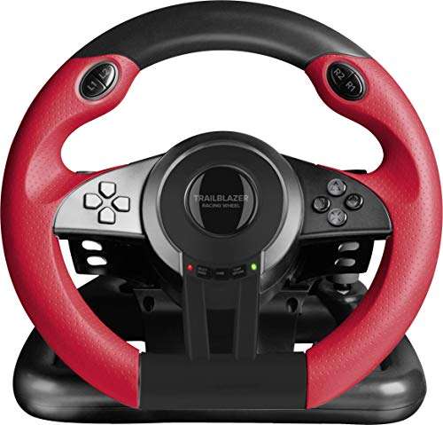 Speedlink TRAILBLAZER Gaming Racing Wheel PS3/PS4, Xbox S. X/S/One,Switch, PC, Schaltwippen/Schaltknüppel, dosierbare Pedale (Amazon/OttoUp)