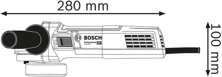 Bosch Professional Winkelschleifer-Set GWS 22-230 J + GWS 880 (im Tragekoffer)