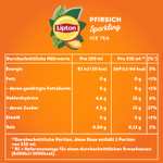 Pfandfehler: Angebot des Tages: LIPTON ICE TEA Sparkling Peach, Eistee mit Kohlensäure und Pfirsich Geschmack, EINWEG (24 x 0.33 l)