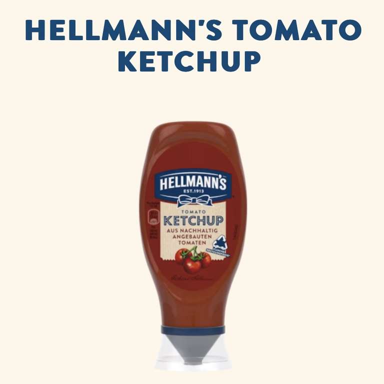 HELLMANN'S vers. Saucen, Mayo (250ml) oder Ketchup (430ml) für je 88 Cent bei Thomas Philipps