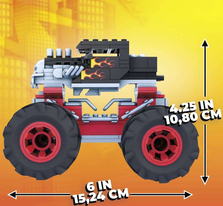 Mega Construx GVM27 - Hot Wheels Monster Trucks Bone Shaker. Prime