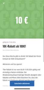 Edeka 10€ Rabatt via Genuss+ App (Hamburg)