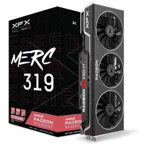 16GB XFX Radeon RX 6950 XT Speedster MERC 319 Black Gaming Aktiv PCIe 4.0 x16 GDDR6 Grafikkarte [midnight-shopping]