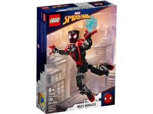 Lego Baufiguren: 76225 Miles Morales; 76258 Captain America; 76257 Wolverine; 76230 Venom; 76226 Spider-Man