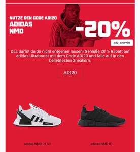 Adidas NMD R1 V2 V3 20% Rabatt