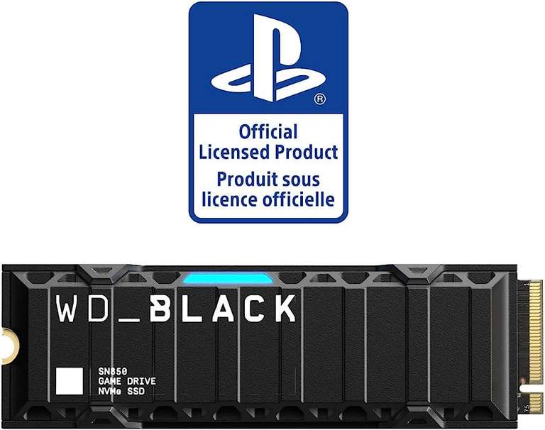[Prime Day] WD_BLACK SN850 2 TB NVMe SSD Offiziell Lizenziert für PS5 Konsolen
