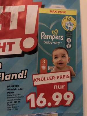 Pampers baby-dry / Premium Protection Kaufland